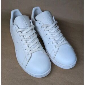 Adidas Originals Men's 9 Stan Smith Cloud Triple White Shoes FX5500 Athletic